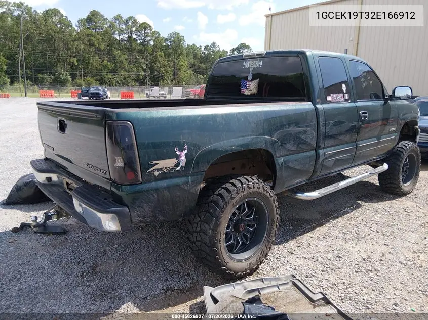 2002 Chevrolet Silverado 1500 Ls VIN: 1GCEK19T32E166912 Lot: 45626927