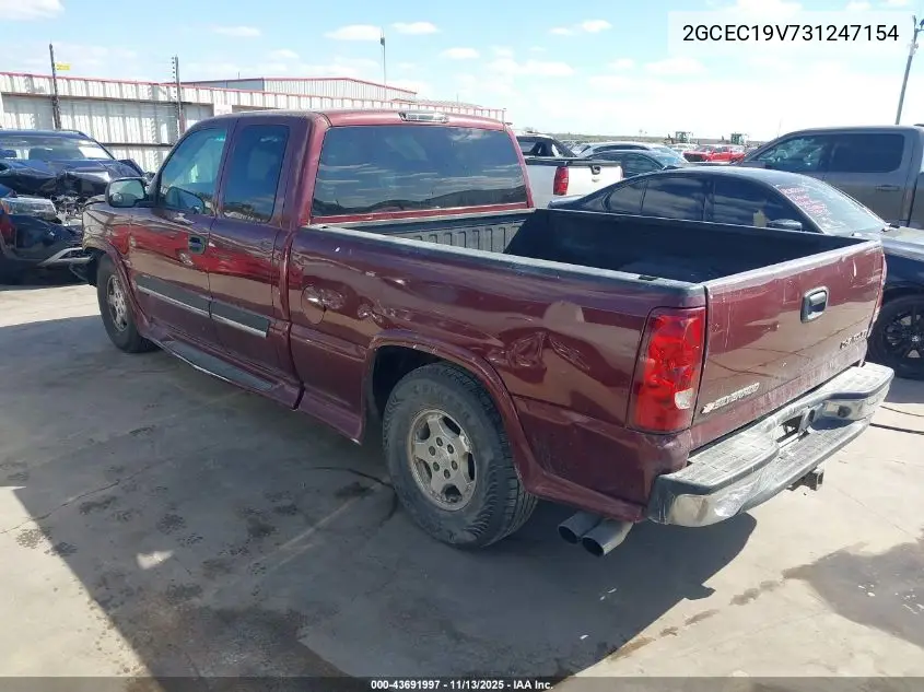 2GCEC19V731247154 2003 Chevrolet Silverado 1500 Ls