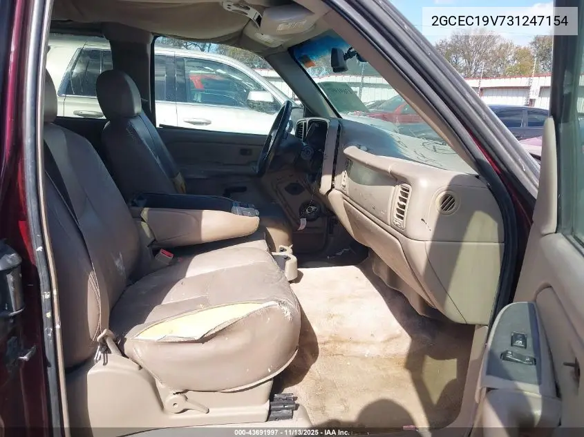 2GCEC19V731247154 2003 Chevrolet Silverado 1500 Ls