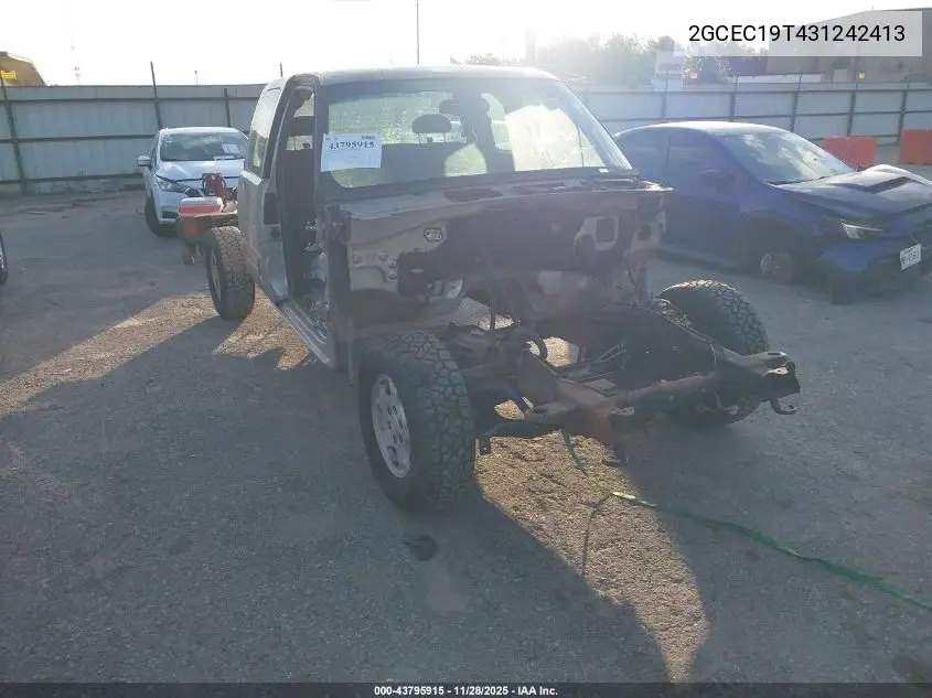 2GCEC19T431242413 2003 Chevrolet Silverado 1500 Ls