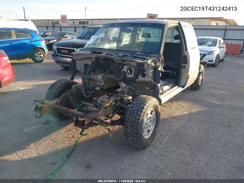 2GCEC19T431242413 2003 Chevrolet Silverado 1500 Ls