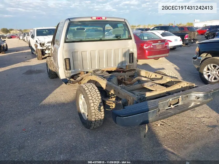 2GCEC19T431242413 2003 Chevrolet Silverado 1500 Ls