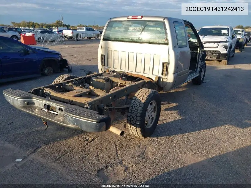 2GCEC19T431242413 2003 Chevrolet Silverado 1500 Ls