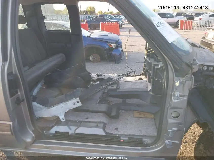 2GCEC19T431242413 2003 Chevrolet Silverado 1500 Ls