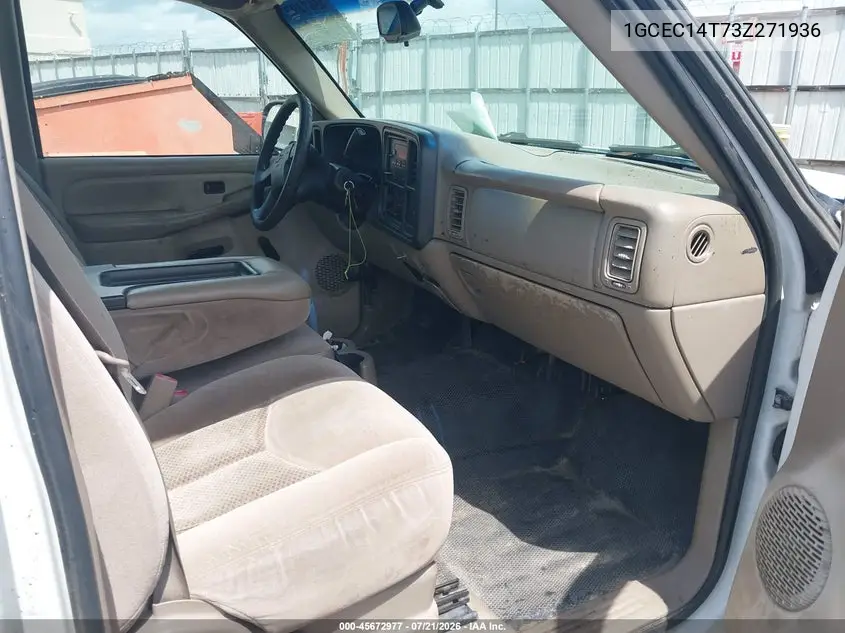 2003 Chevrolet Silverado 1500 Work Truck VIN: 1GCEC14T73Z271936 Lot: 45672977