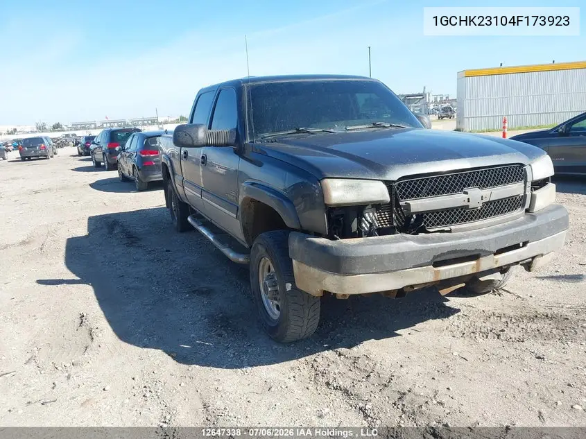 2004 Chevrolet Silverado 2500Hd Ls/Lt VIN: 1GCHK23104F173923 Lot: 12647338X