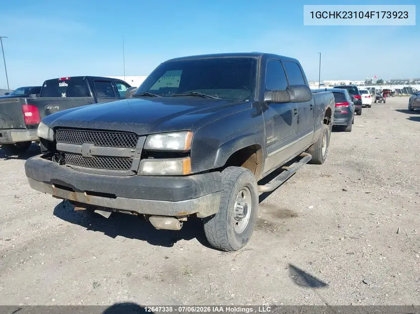 2004 Chevrolet Silverado 2500Hd Ls/Lt VIN: 1GCHK23104F173923 Lot: 12647338X