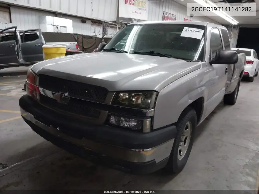 2GCEC19T141141282 2004 Chevrolet Silverado 1500 Ls
