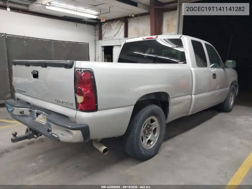 2GCEC19T141141282 2004 Chevrolet Silverado 1500 Ls