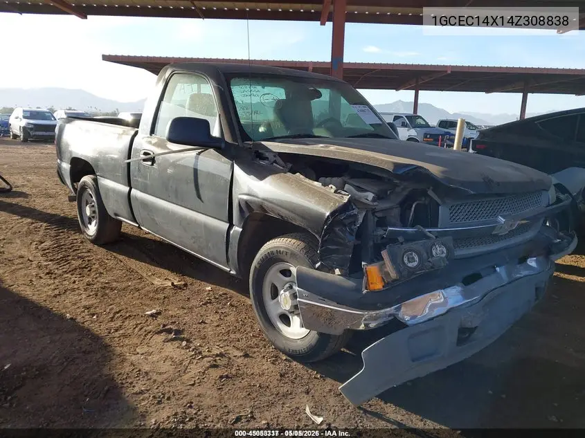 1GCEC14X14Z308838 2004 Chevrolet Silverado 1500 Work Truck