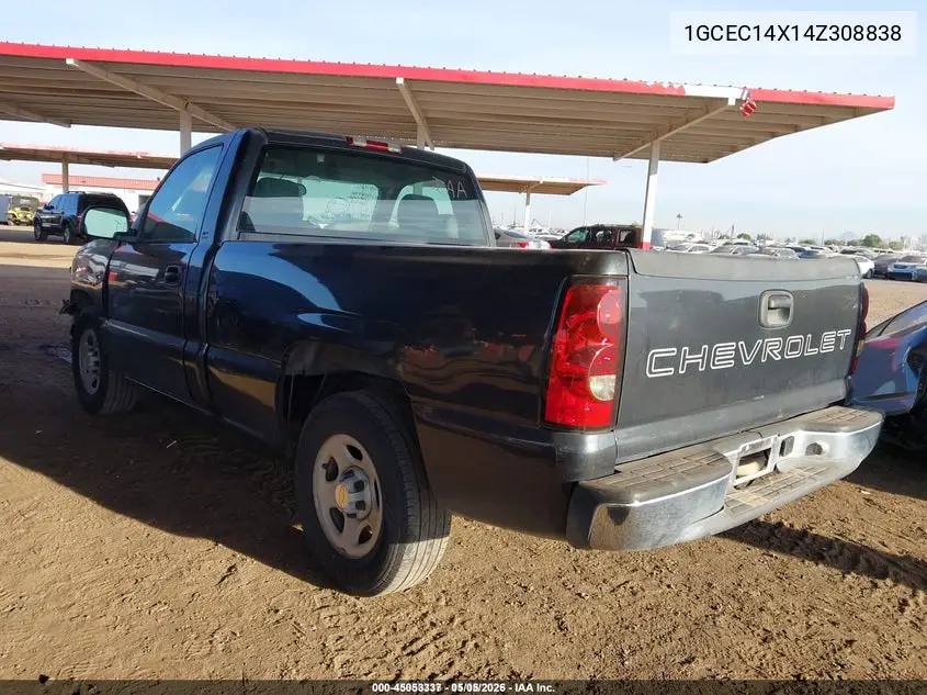 1GCEC14X14Z308838 2004 Chevrolet Silverado 1500 Work Truck