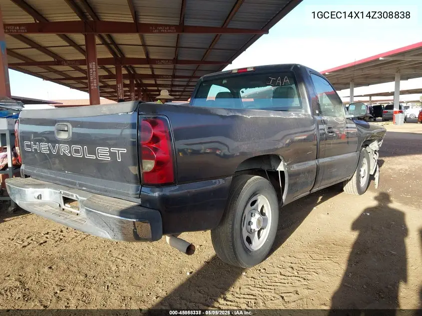 1GCEC14X14Z308838 2004 Chevrolet Silverado 1500 Work Truck