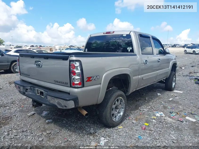 2004 Chevrolet Silverado 1500 Z71 VIN: 2GCEK13T141412191 Lot: 45659623