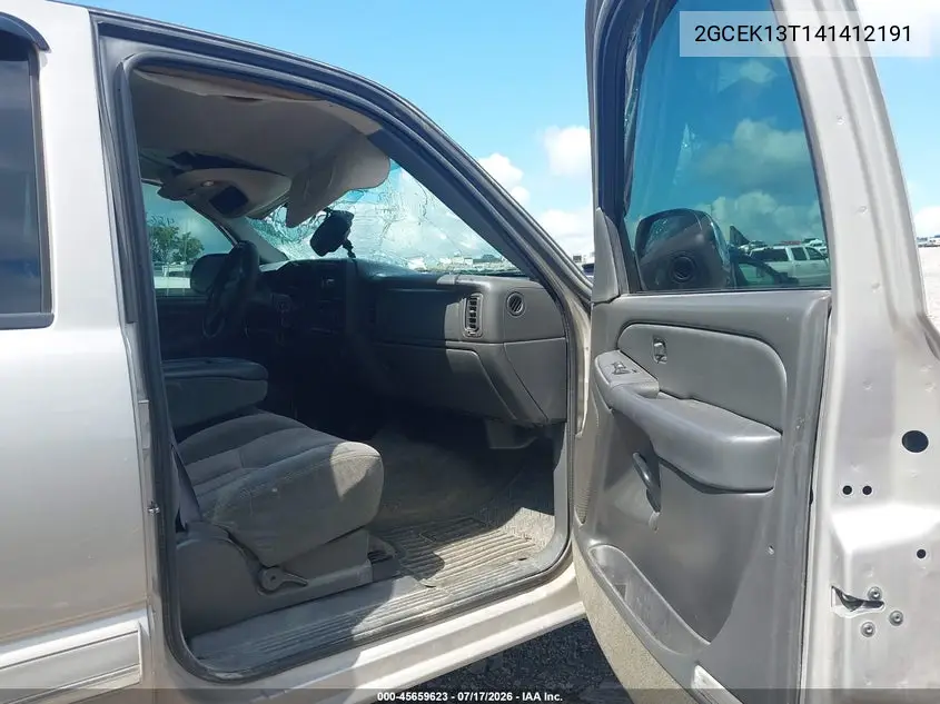 2004 Chevrolet Silverado 1500 Z71 VIN: 2GCEK13T141412191 Lot: 45659623