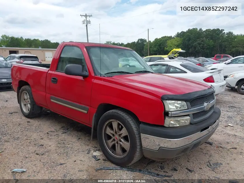 2005 Chevrolet Silverado 1500 VIN: 1GCEC14X85Z297242 Lot: 45654218