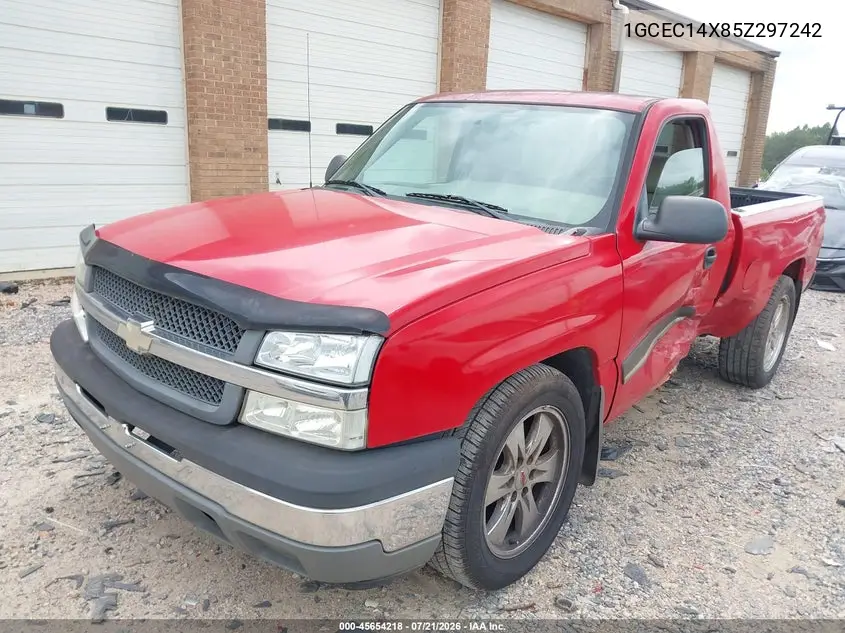 2005 Chevrolet Silverado 1500 VIN: 1GCEC14X85Z297242 Lot: 45654218