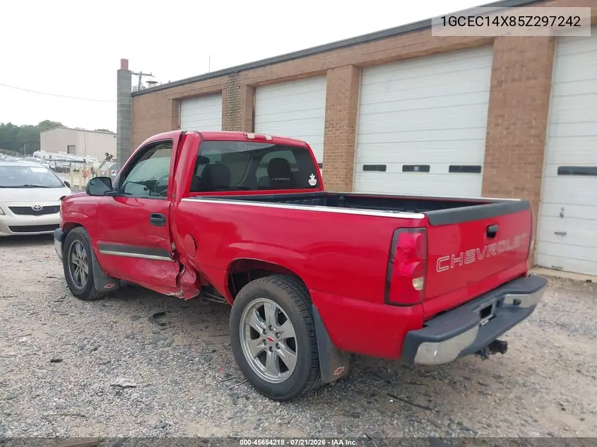 2005 Chevrolet Silverado 1500 VIN: 1GCEC14X85Z297242 Lot: 45654218