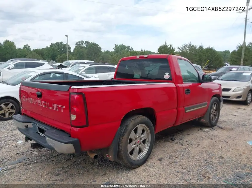 2005 Chevrolet Silverado 1500 VIN: 1GCEC14X85Z297242 Lot: 45654218
