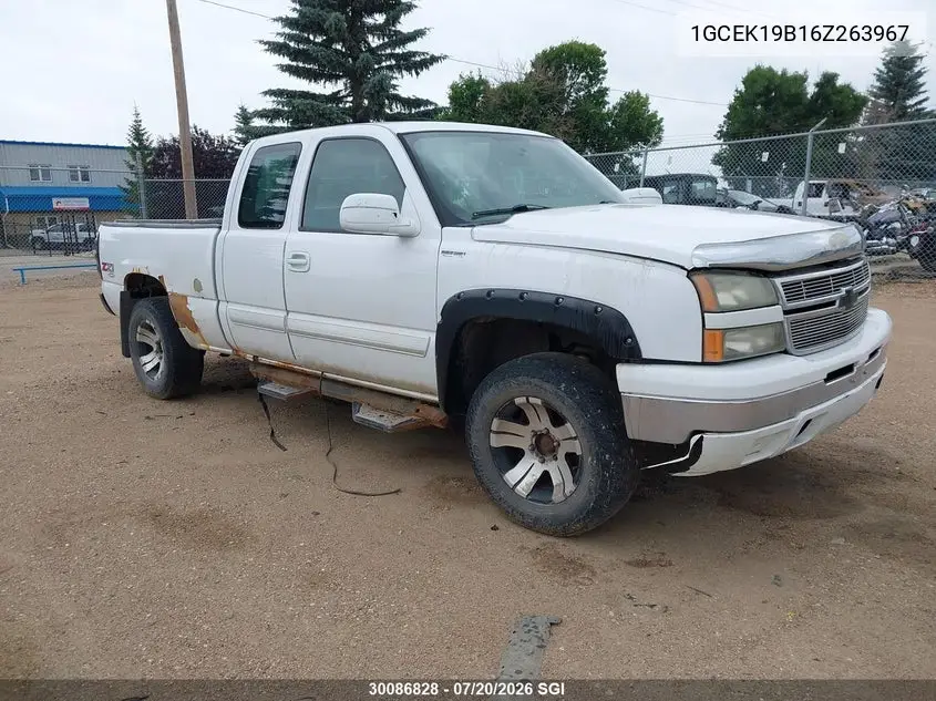 2006 Chevrolet Silverado K1500 VIN: 1GCEK19B16Z263967 Lot: 30086828