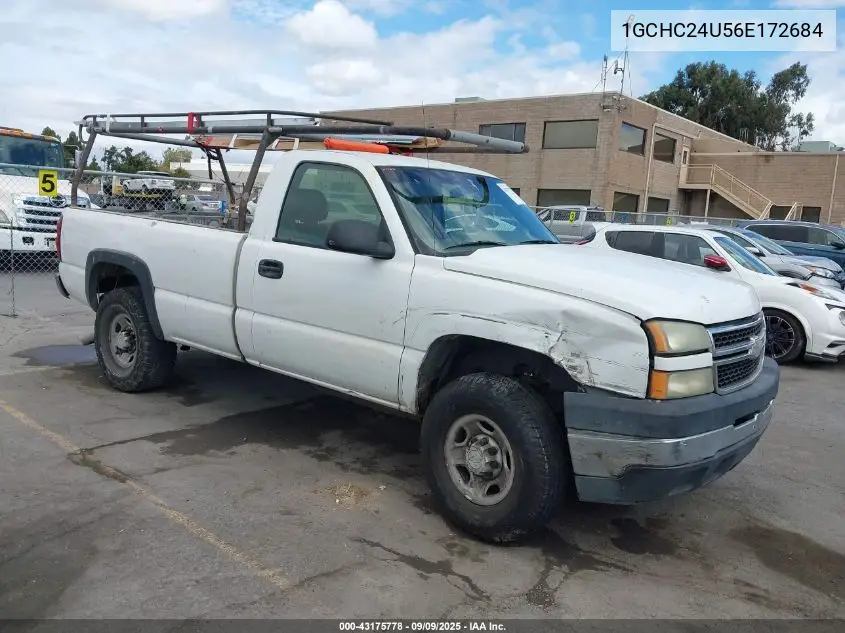1GCHC24U56E172684 2006 Chevrolet Silverado 2500Hd Work Truck