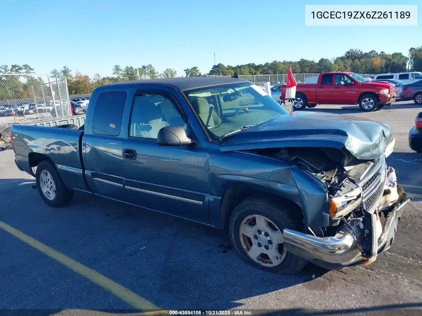 1GCEC19ZX6Z261189 2006 Chevrolet Silverado 1500 Lt1