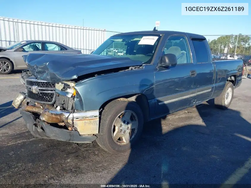 1GCEC19ZX6Z261189 2006 Chevrolet Silverado 1500 Lt1