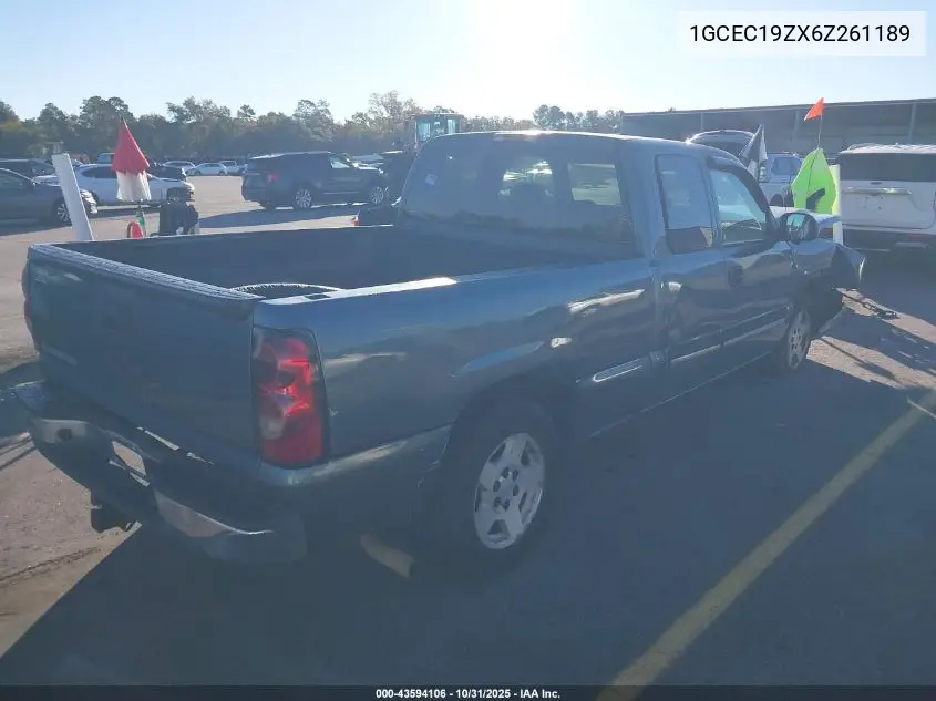 1GCEC19ZX6Z261189 2006 Chevrolet Silverado 1500 Lt1