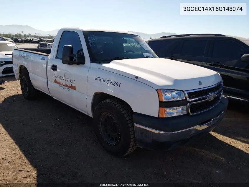 3GCEC14X16G148074 2006 Chevrolet Silverado 1500 Work Truck