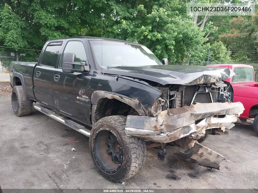 2006 Chevrolet Silverado 2500Hd Lt3 VIN: 1GCHK23D36F209486 Lot: 44981028