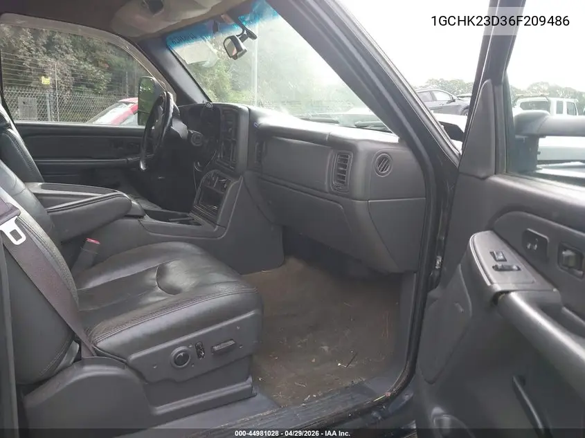 2006 Chevrolet Silverado 2500Hd Lt3 VIN: 1GCHK23D36F209486 Lot: 44981028