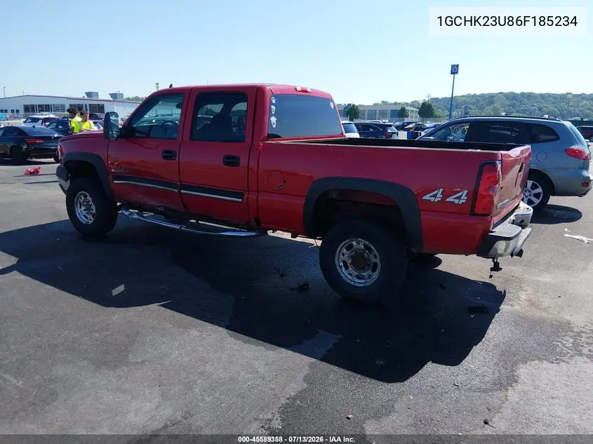 2006 Chevrolet Silverado 2500Hd Lt2 VIN: 1GCHK23U86F185234 Lot: 45589358