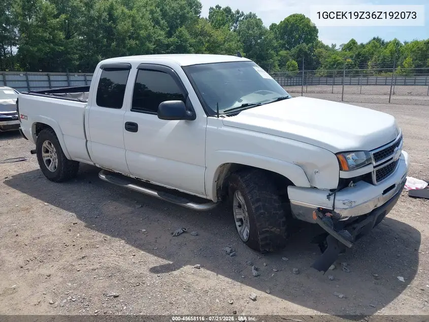 2006 Chevrolet Silverado 1500 Lt3 VIN: 1GCEK19Z36Z192073 Lot: 45658116