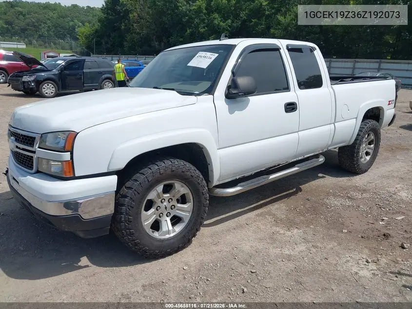 2006 Chevrolet Silverado 1500 Lt3 VIN: 1GCEK19Z36Z192073 Lot: 45658116