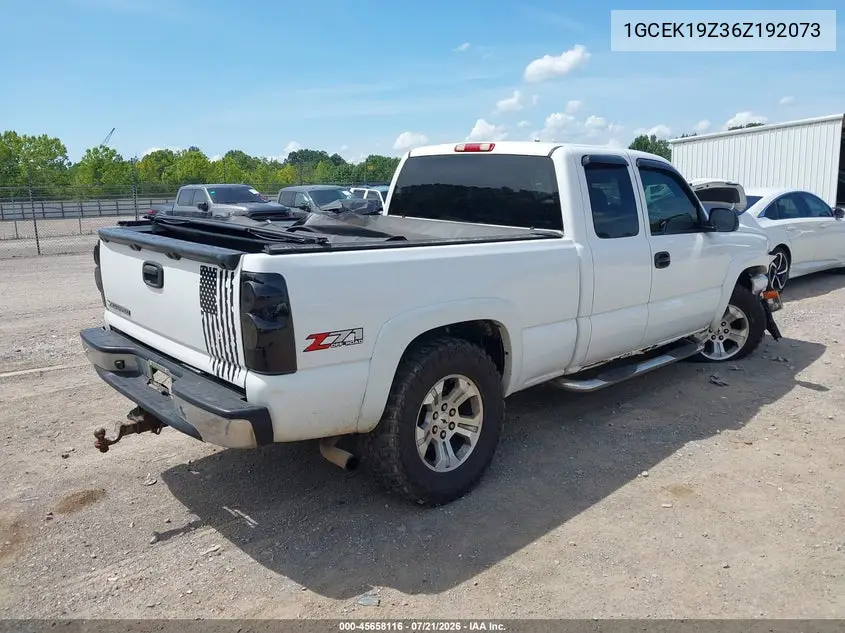 2006 Chevrolet Silverado 1500 Lt3 VIN: 1GCEK19Z36Z192073 Lot: 45658116