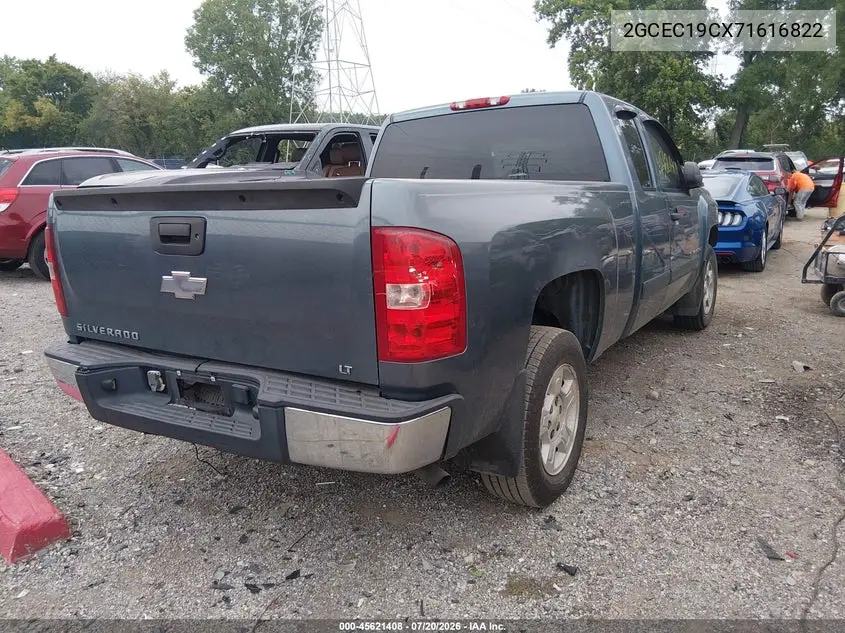 2007 Chevrolet Silverado 1500 Lt1 VIN: 2GCEC19CX71616822 Lot: 45621408