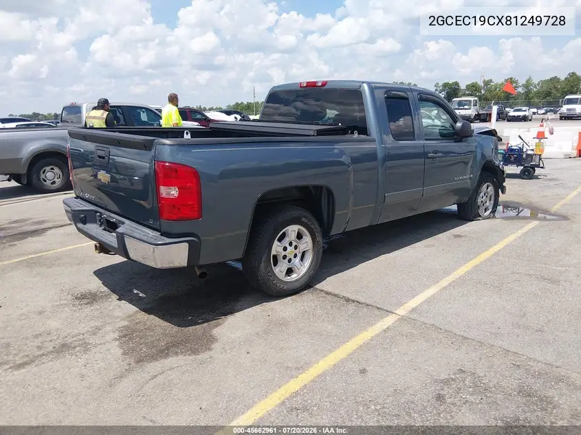 2008 Chevrolet Silverado 1500 Lt1 VIN: 2GCEC19CX81249728 Lot: 45662961
