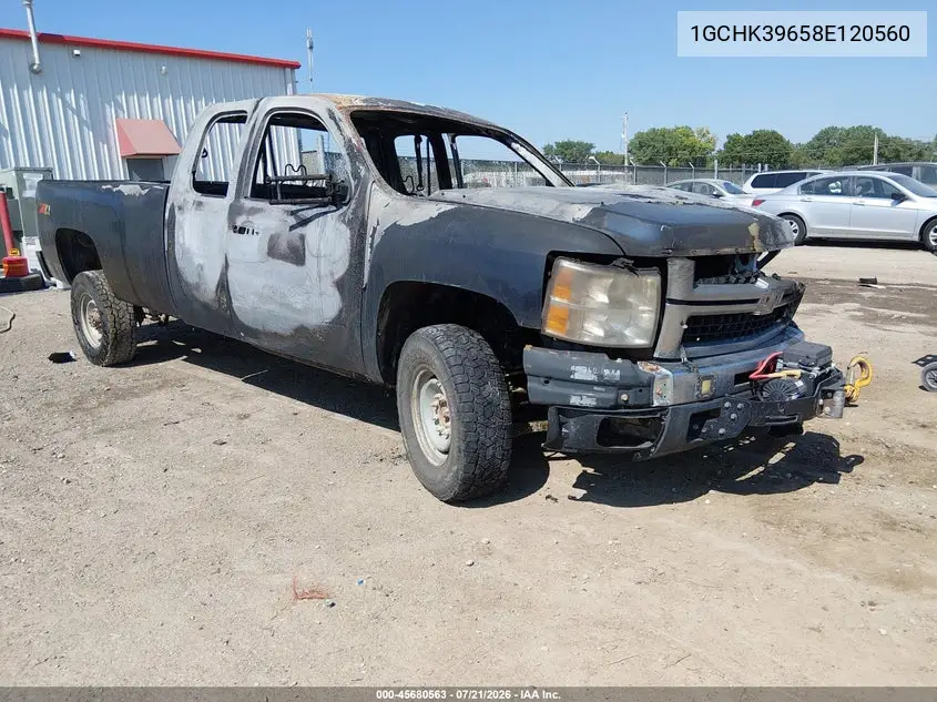 2008 Chevrolet Silverado 3500Hd Lt2 VIN: 1GCHK39658E120560 Lot: 45680563