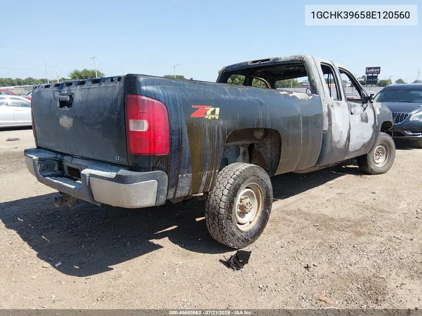 2008 Chevrolet Silverado 3500Hd Lt2 VIN: 1GCHK39658E120560 Lot: 45680563