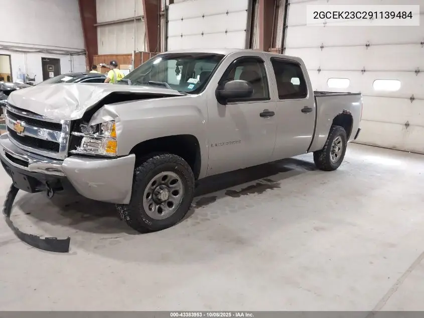 2GCEK23C291139484 2009 Chevrolet Silverado 1500 Lt