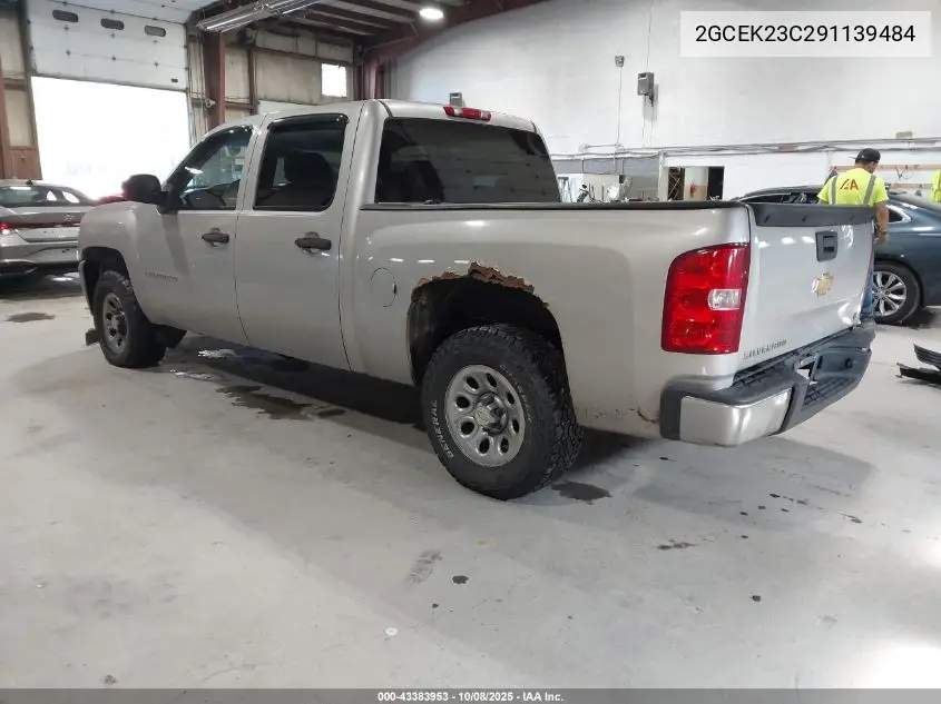 2GCEK23C291139484 2009 Chevrolet Silverado 1500 Lt