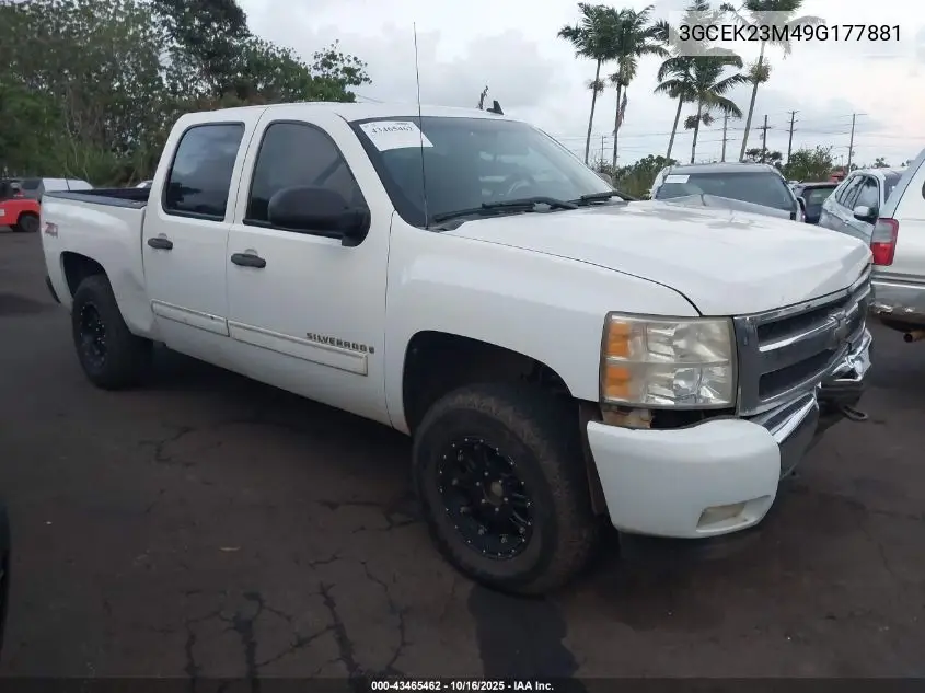 3GCEK23M49G177881 2009 Chevrolet Silverado 1500 Lt