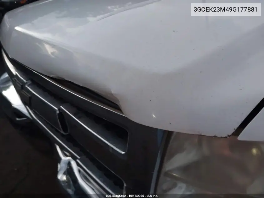 3GCEK23M49G177881 2009 Chevrolet Silverado 1500 Lt