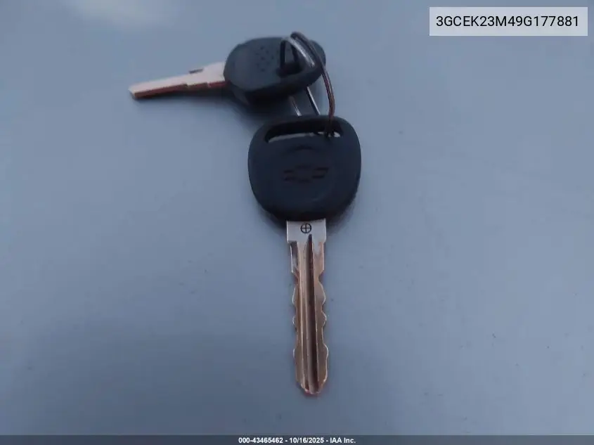 3GCEK23M49G177881 2009 Chevrolet Silverado 1500 Lt