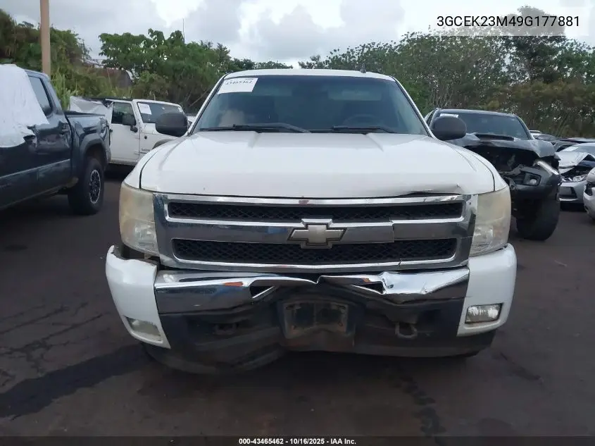 3GCEK23M49G177881 2009 Chevrolet Silverado 1500 Lt