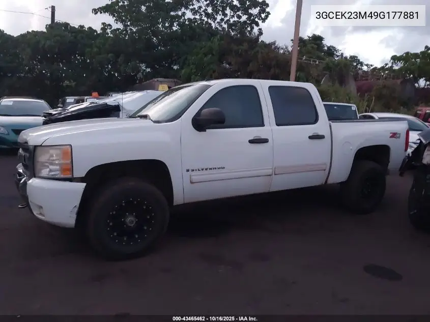 3GCEK23M49G177881 2009 Chevrolet Silverado 1500 Lt