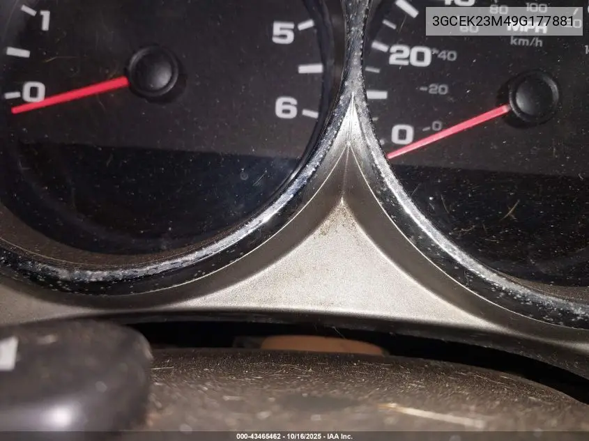 3GCEK23M49G177881 2009 Chevrolet Silverado 1500 Lt