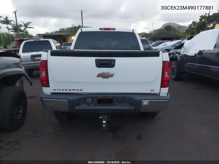 3GCEK23M49G177881 2009 Chevrolet Silverado 1500 Lt