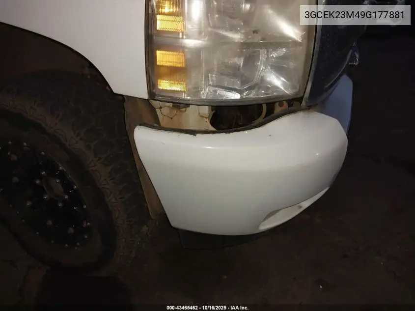 3GCEK23M49G177881 2009 Chevrolet Silverado 1500 Lt