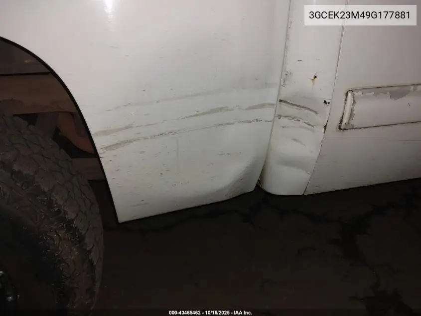 3GCEK23M49G177881 2009 Chevrolet Silverado 1500 Lt