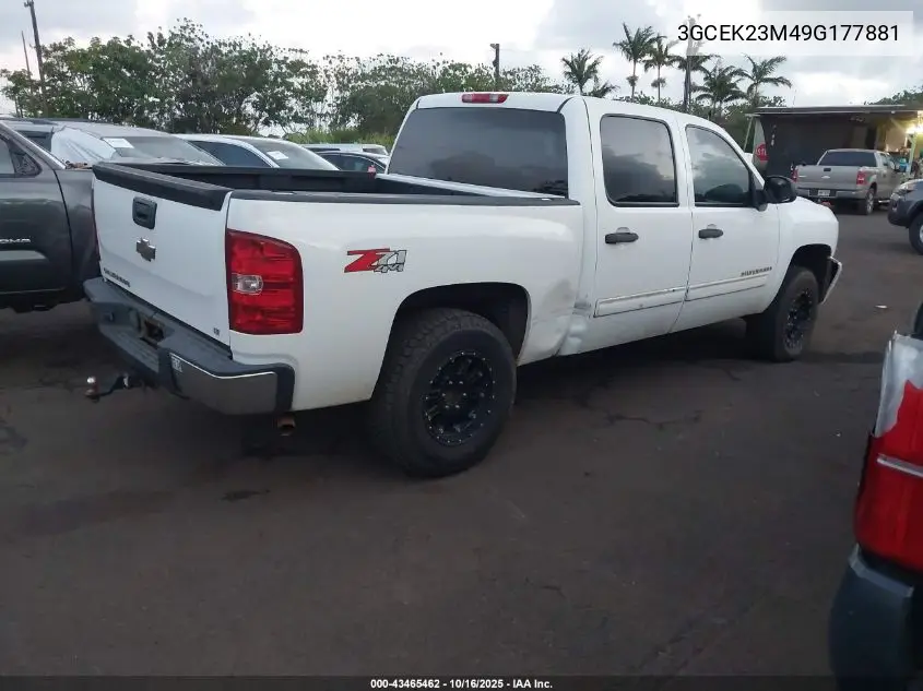 3GCEK23M49G177881 2009 Chevrolet Silverado 1500 Lt